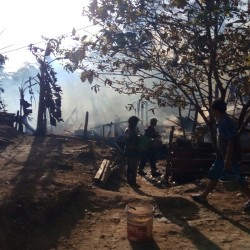 Konsleting Listrik, Tiga Rumah di Pandeglang Hangus Terbakar