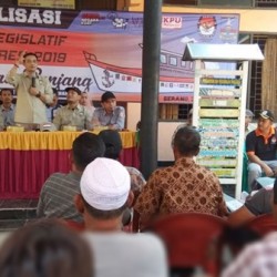 Sosialisasi, KPU Kabupaten Serang Sambangi Daerah Terpecil