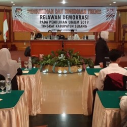 KPU Kabupaten Serang Target Satu Relawan Demokrasi 1000 Pemilih