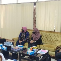 Jelang Pemilu 2024, KPU Kunjungi Diskominfosatik Kabupaten Serang Bentuk Bako Humas