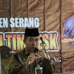 Tim Desk Pemilu-Pilkada Kabupaten Serang Samakan Persepsi
